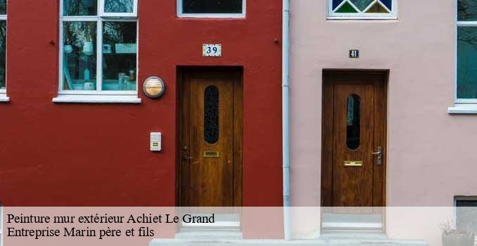 Peinture mur extérieur  achiet-le-grand-62121 Entreprise Marin père et fils