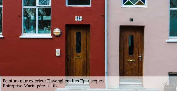 Peinture mur extérieur  bayenghem-les-eperlecques-62910 Entreprise Marin père et fils