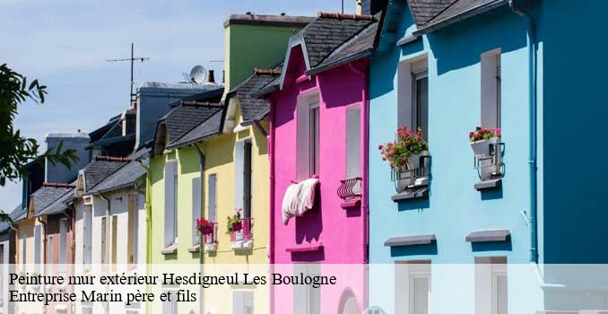 Peinture mur extérieur  hesdigneul-les-boulogne-62360 Entreprise Marin père et fils