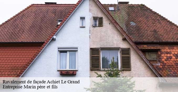 Ravalement de façade  achiet-le-grand-62121 Entreprise Marin père et fils