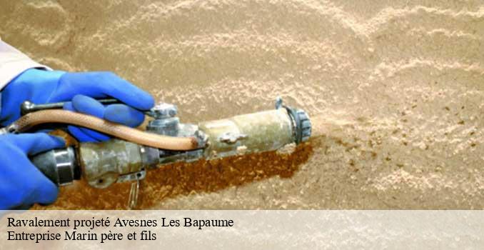 Ravalement projeté  avesnes-les-bapaume-62450 Entreprise Marin père et fils