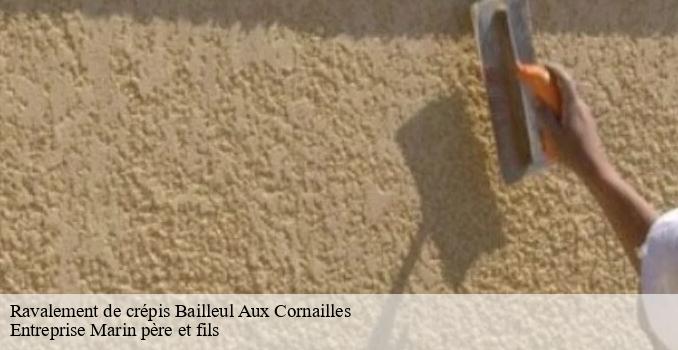 Ravalement de crépis  bailleul-aux-cornailles-62127 Entreprise Marin père et fils