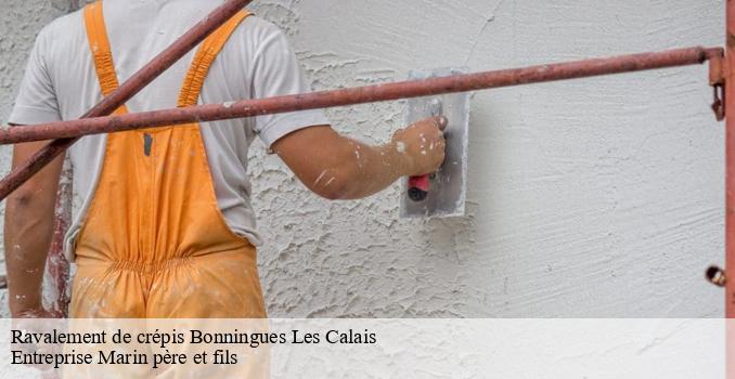 Ravalement de crépis  bonningues-les-calais-62340 Entreprise Marin père et fils