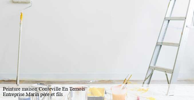 Peinture maison  conteville-en-ternois-62130 Entreprise Marin père et fils