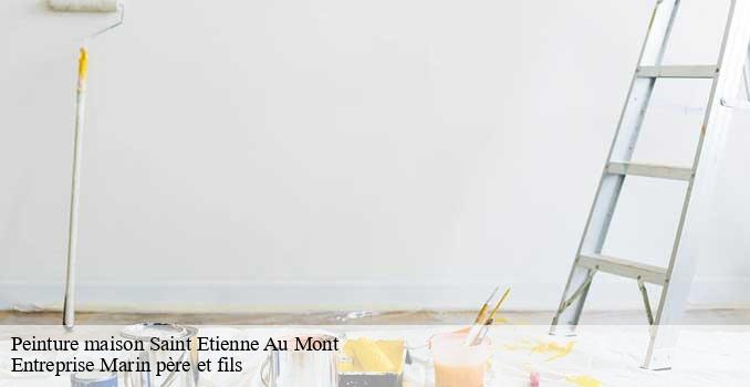 Peinture maison  saint-etienne-au-mont-62360 Entreprise Marin père et fils